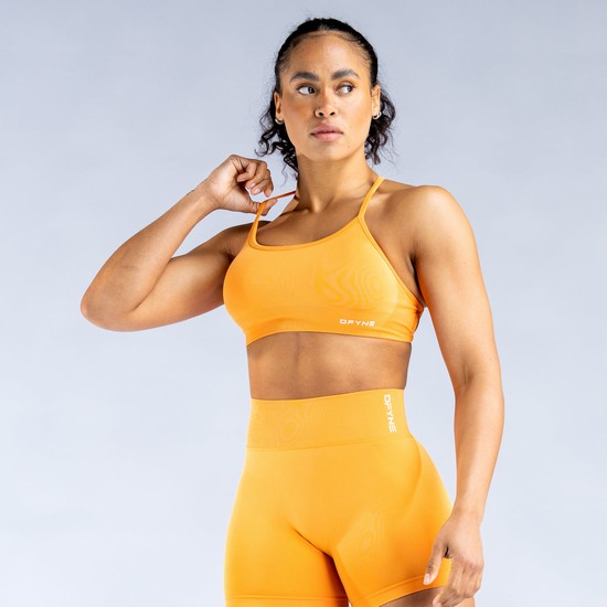 Dfyne Dynamic Backless Sportove Podprsenky Damske Oranžové | 85736IPBV
