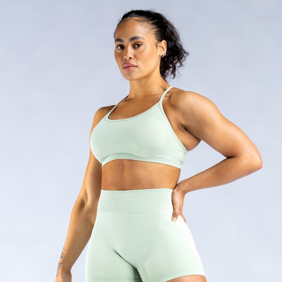 Dfyne Dynamic Backless Sportove Podprsenky Damske Zelene | 92781YQHS