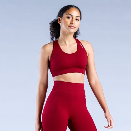 Dfyne Dynamic Seamless Sportove Podprsenky Damske Červené | 13082SKPM