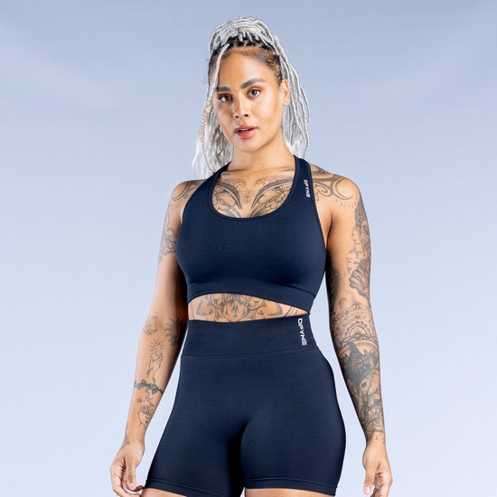 Dfyne Dynamic Seamless Sportove Podprsenky Damske Čierne | 60937LQRG
