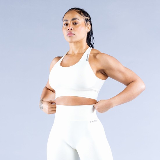 Dfyne Dynamic Sportove Podprsenky Damske Biele | 62934ZKFU