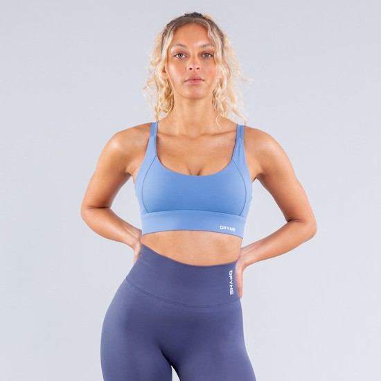 Dfyne Origin High-Support Sportove Podprsenky Damske Svetlo Modre | 70351JOGV