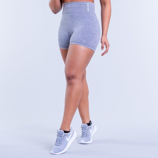 Dfyne Valkyrie Acid Wash Sortky Damske Siva Biele | 63028TMHQ