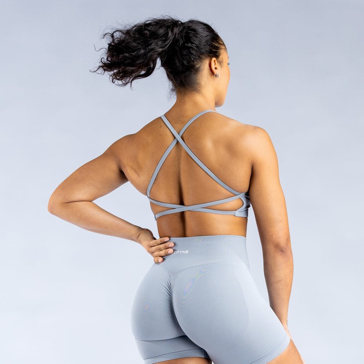 Dfyne Dynamic Backless Sportove Podprsenky Damske Svetlo Siva | 03158XWOP