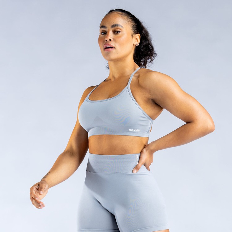 Dfyne Dynamic Backless Sportove Podprsenky Damske Svetlo Siva | 03158XWOP