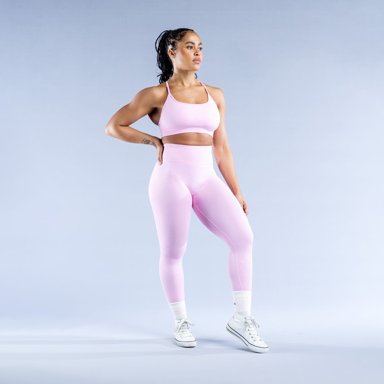 Dfyne Dynamic Backless Sportove Podprsenky Damske Svetlo Ruzove Ruzove | 64752AWZY