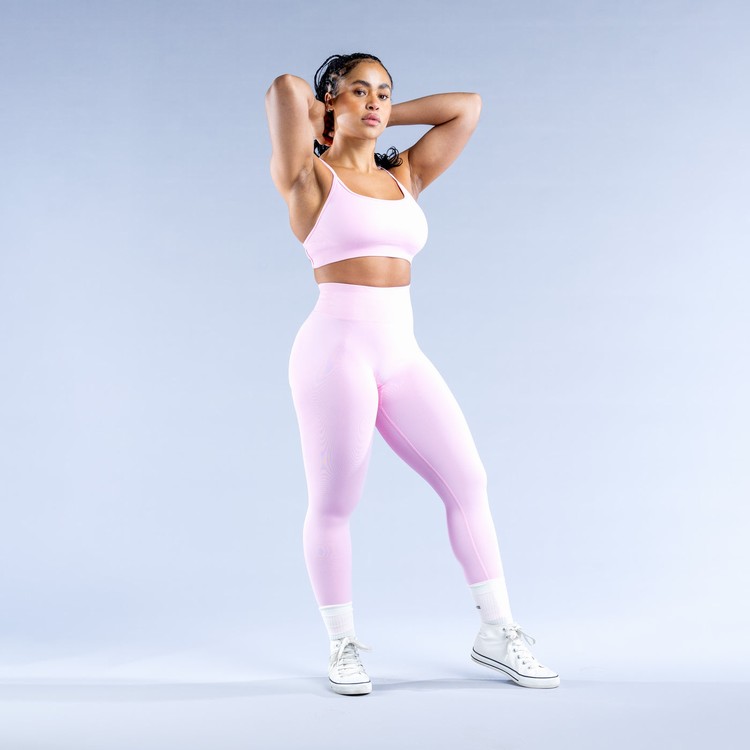 Dfyne Dynamic Backless Sportove Podprsenky Damske Svetlo Ruzove Ruzove | 64752AWZY