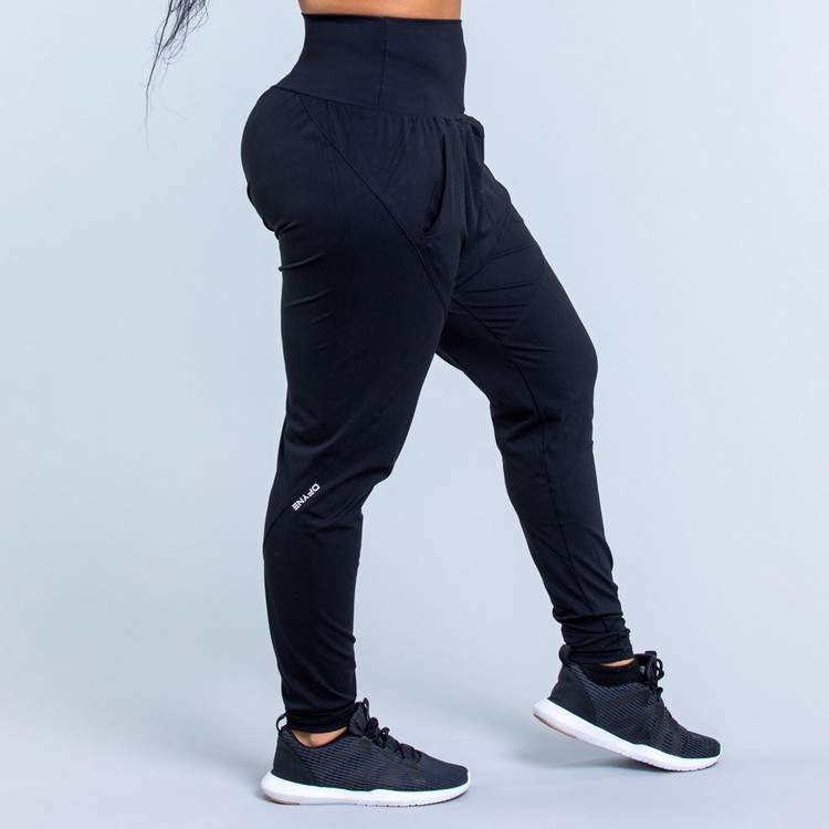 Dfyne Origin Harem Tapered Fit Nohavice Damske Čierne | 76945XIQG