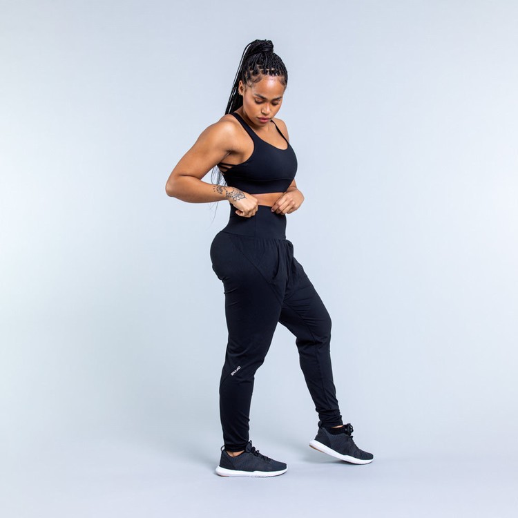 Dfyne Origin Harem Tapered Fit Nohavice Damske Čierne | 76945XIQG