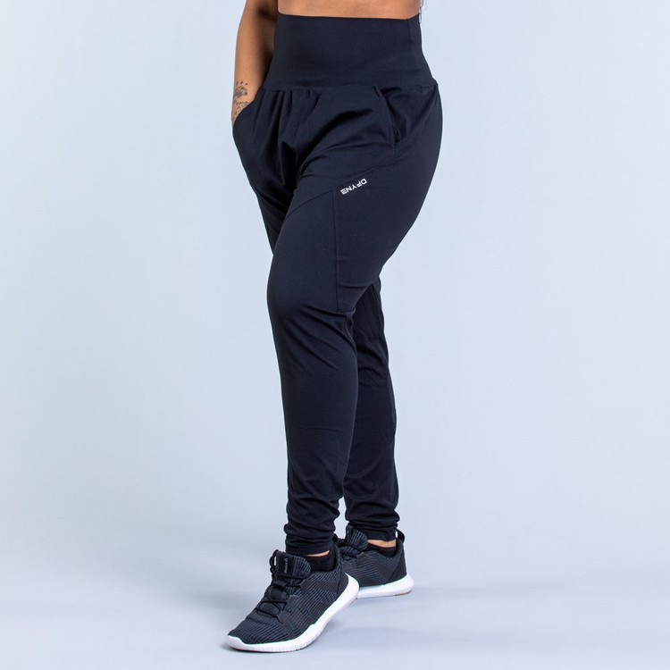 Dfyne Origin Harem Tapered Fit Nohavice Damske Čierne | 76945XIQG