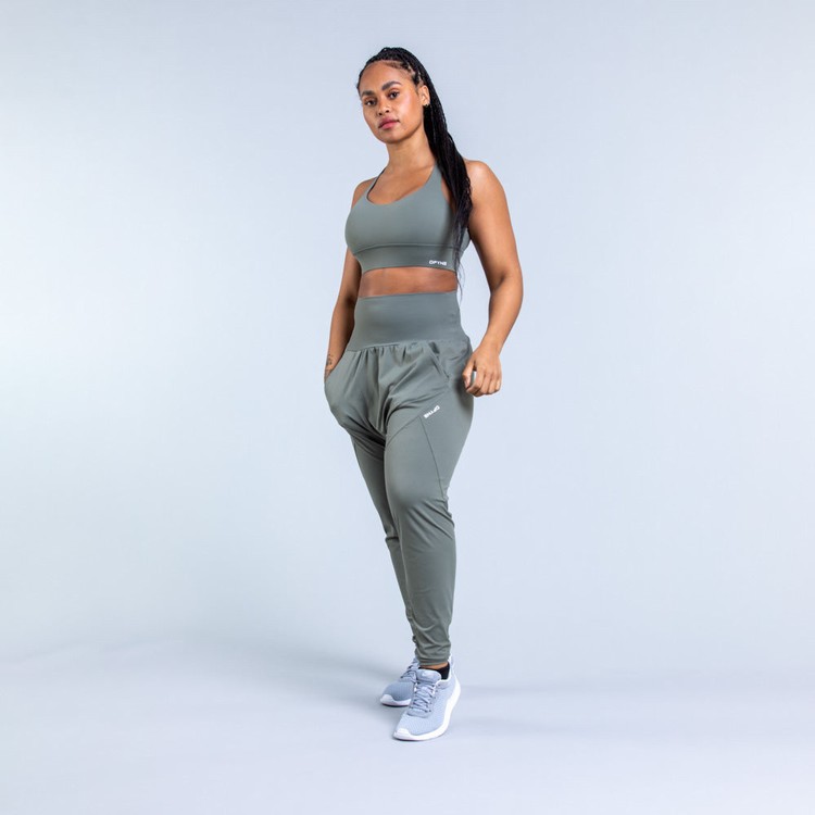 Dfyne Origin Harem Tapered Fit Nohavice Damske Zelene | 93684YPJH