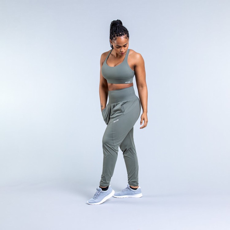 Dfyne Origin Harem Tapered Fit Nohavice Damske Zelene | 93684YPJH