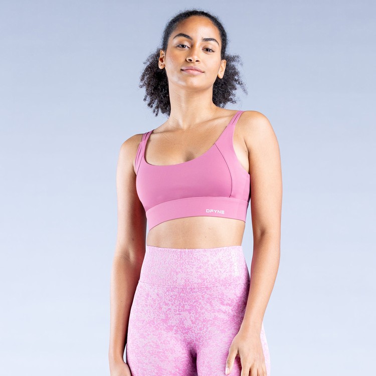 Dfyne Origin High-Support Sportove Podprsenky Damske Tmavo Ruzove | 47691ZSQK
