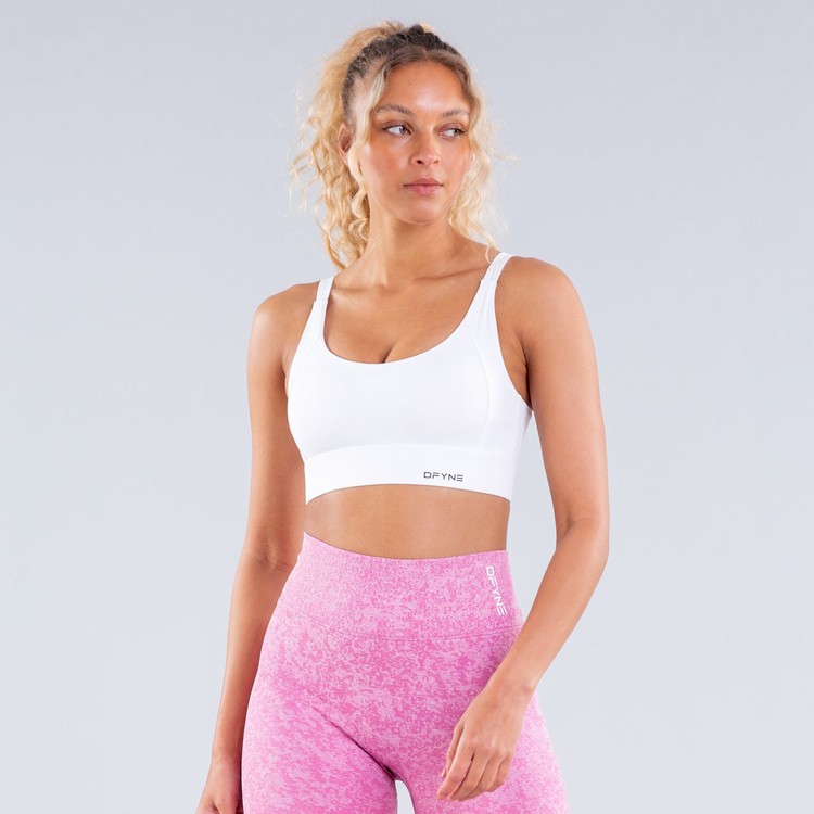 Dfyne Origin High-Support Sportove Podprsenky Damske Biele | 48971KCYM