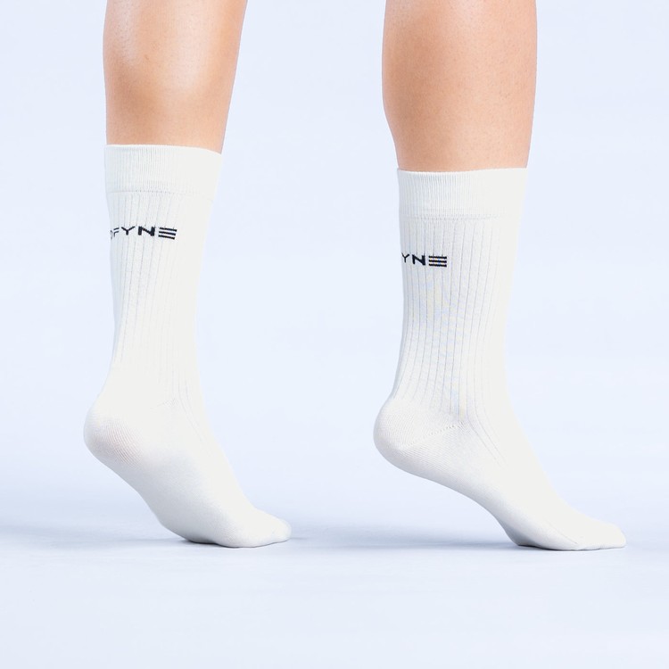 Dfyne Revive Crew 3pk Ponozky Damske Biele | 62103LIWG