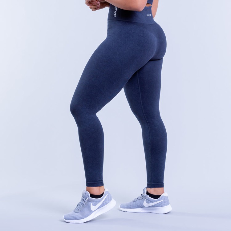 Dfyne Valkyrie Acid Wash Leginy Damske Siva | 87412LXSV