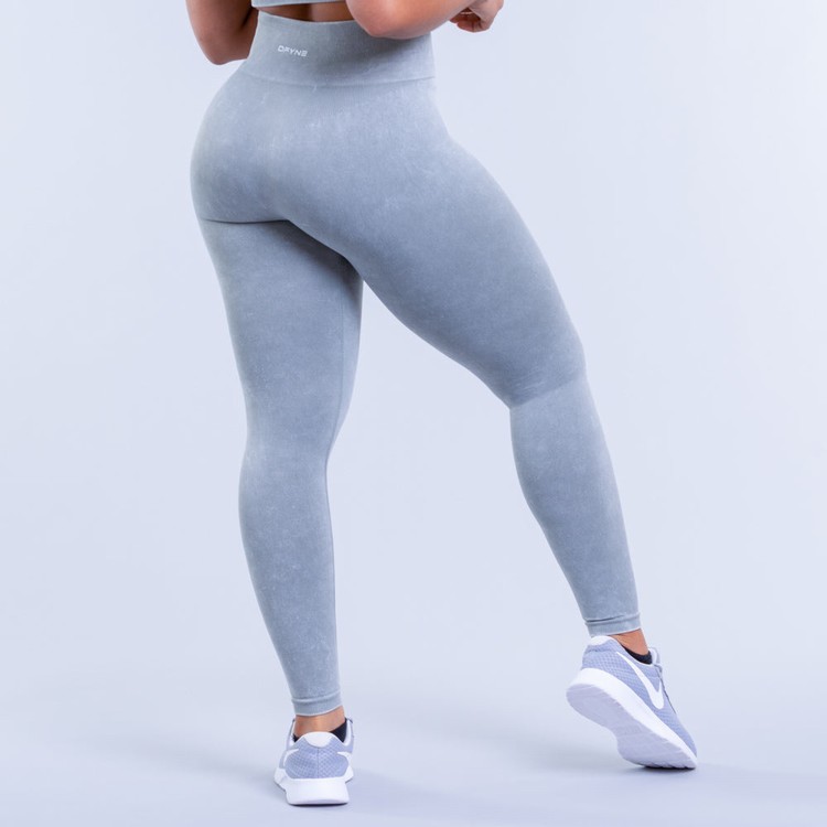 Dfyne Valkyrie Acid Wash Leginy Damske Zelene | 83426NDRC