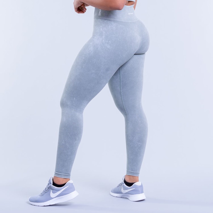 Dfyne Valkyrie Acid Wash Leginy Damske Zelene | 83426NDRC