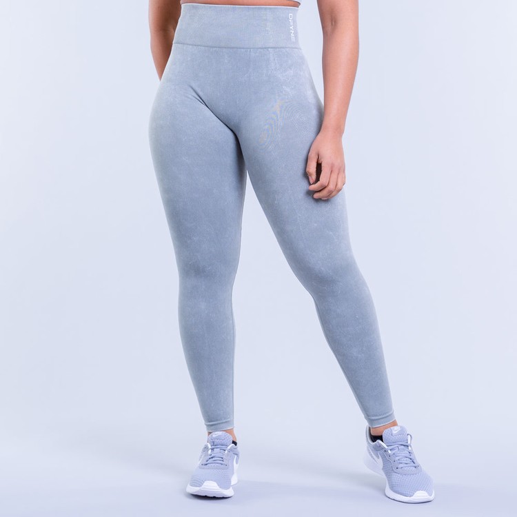 Dfyne Valkyrie Acid Wash Leginy Damske Zelene | 83426NDRC